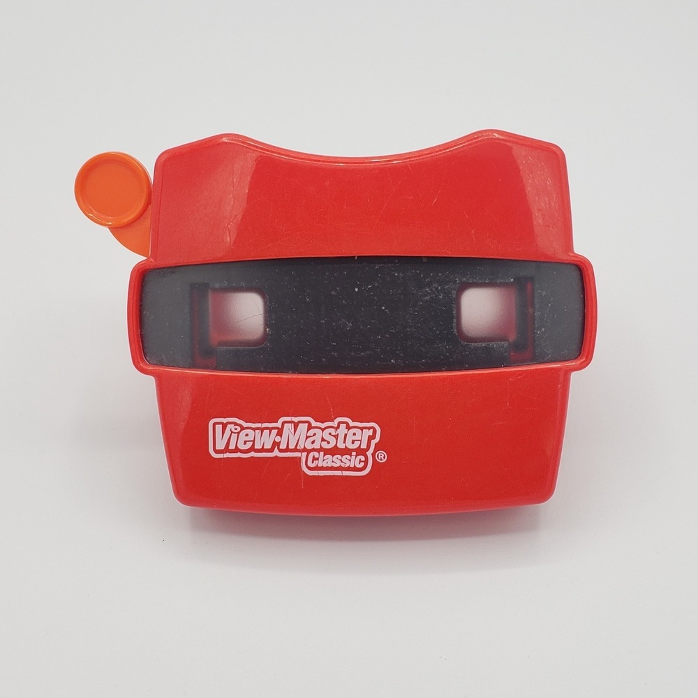 View-Master Classic 3D Reel Viewer Mattel Basic Fun Red 2014 Retro Toy